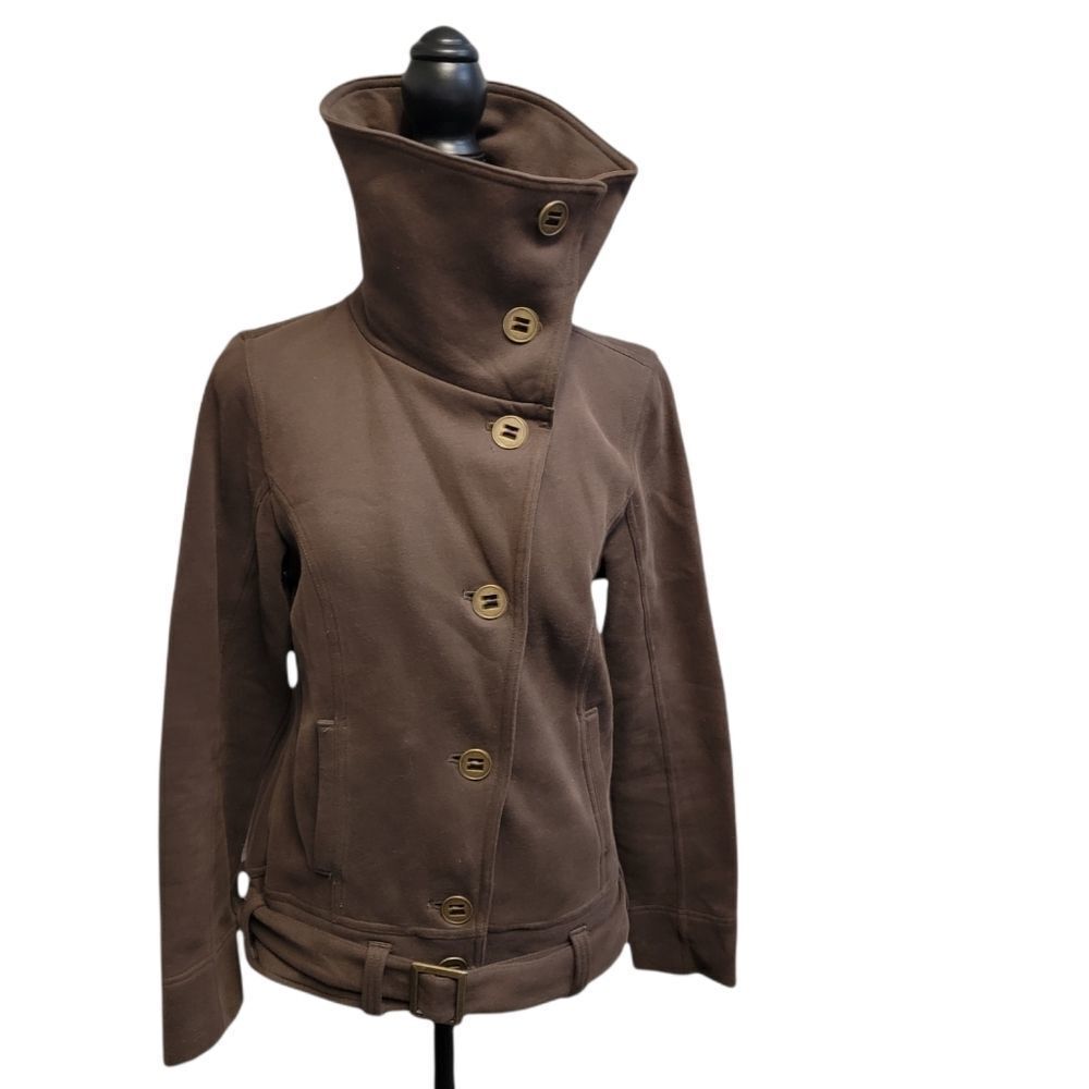 Puma Brown Button Down Collared Jacket M - image 2